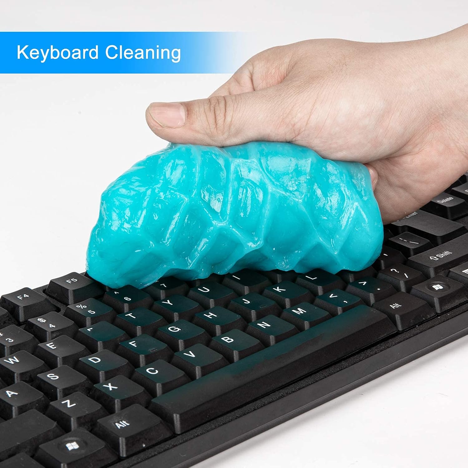 KAR4KLEANER Cleaning Gel for Car, Car Accessories Cleaning Kit Car Cleaner Interior Detailing Kit Dust Detail Removal Keyboard Cleaner for Automative Care, Air Vent, PC, Laptops, Pets Hair(Blue) : Automotive