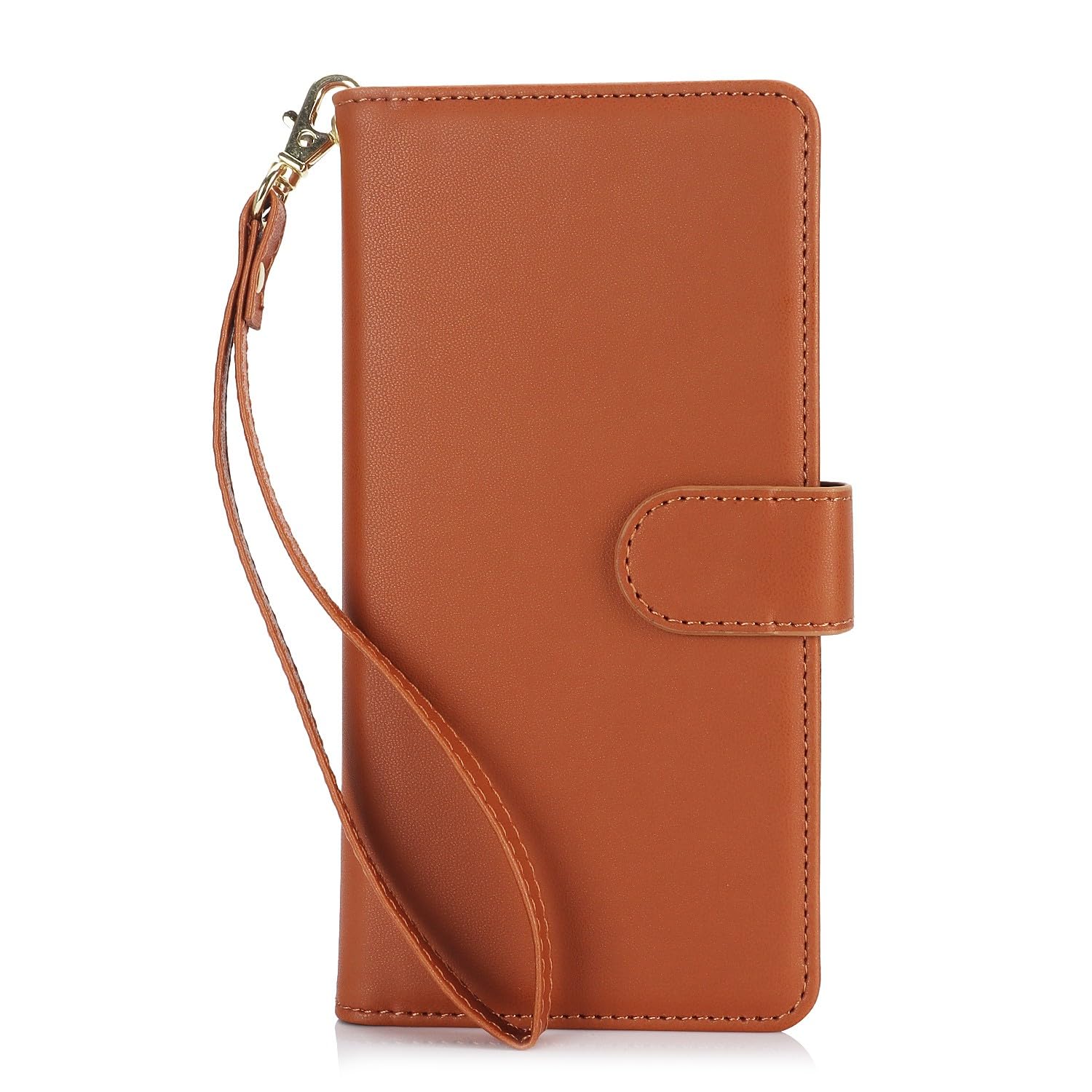 Coque iPhone 16 Pro Max cuir magnétique à sangle arrière et rabat - 8