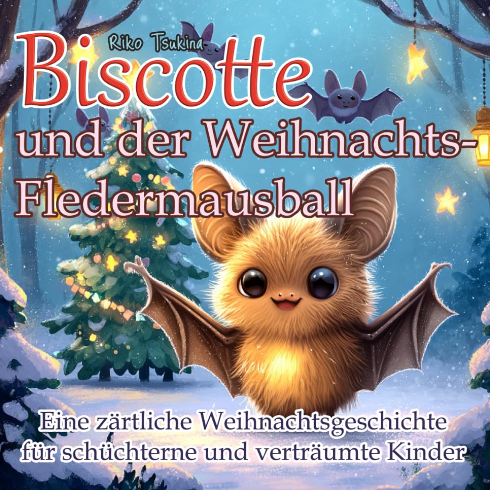 Biscotte und der Weihnachts-Fledermausball: Eine zärtliche Weihnachtsgeschichte für schüchterne und verträumte Kinder