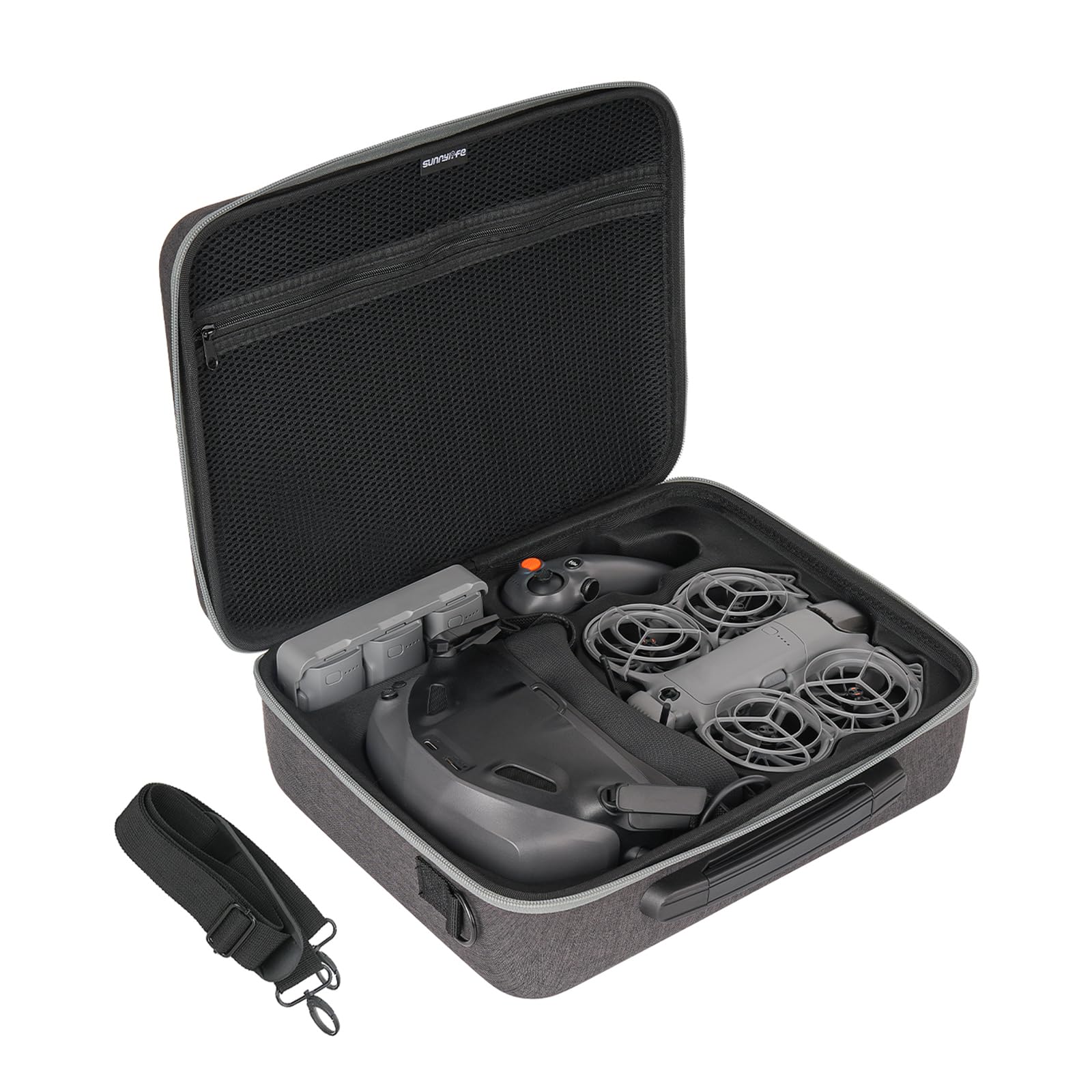 ZJRXM Tasche für DJI Neo 2 und Goggles N3, Tragbare Reisetasche, Aufbewahrungs Tragetasche für DJI Neo 2 Zubehör,Goggles N3,RC Motion 3