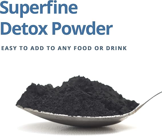 Charcoal House Detox & Cleanse USP Medical Grade Coconut Shell Activated Charcoal Powder for Natural Cleanse & Health - With High Adsorptive & Fast Acting Capacity - 12 oz - 1 Qt