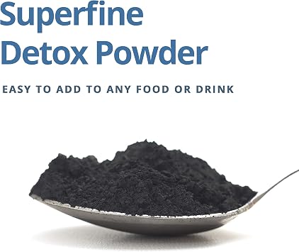Charcoal House Detox & Cleanse USP Medical Grade Coconut Shell Activated Charcoal Powder for Natural Cleanse & Health - With High Adsorptive & Fast Acting Capacity - 12 oz - 1 Qt