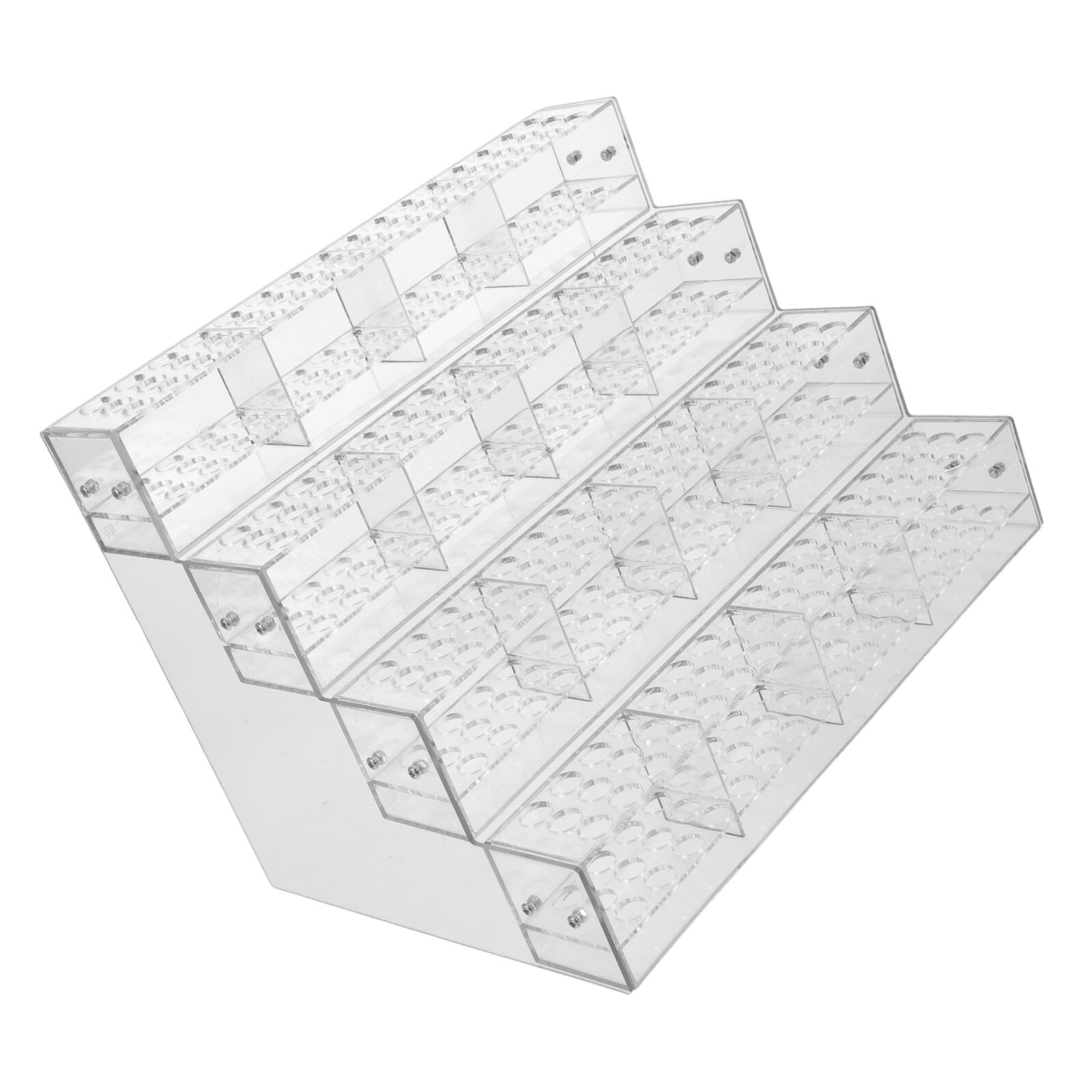 Porta Penne da Scrivania a 4 Livelli in Pet, Design Moderno e Versatile 192 Scomparti per Pennelli da Trucco e Penne, Adatto per Ufficio e Scuola
