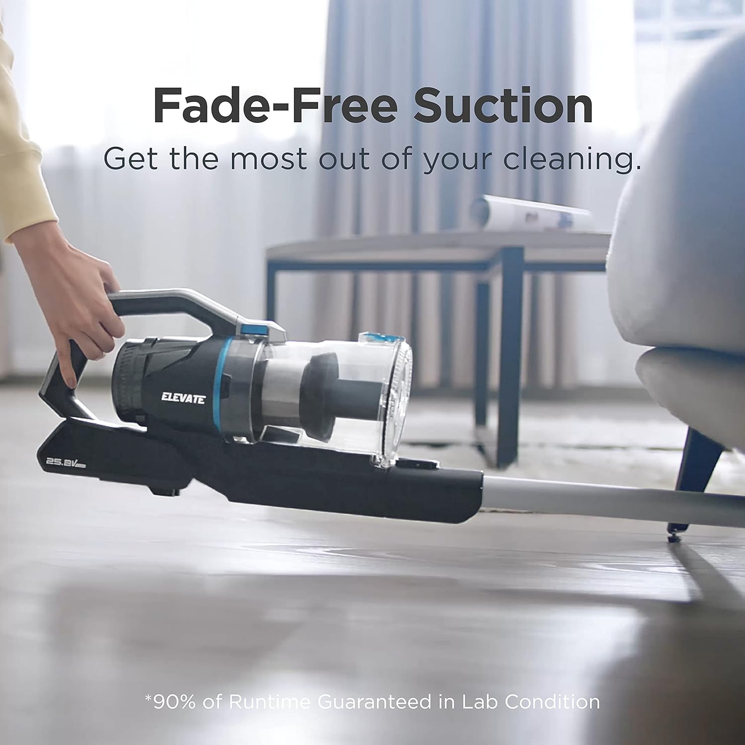 Eureka Lightweight Cordless Vacuum Cleaner, High Efficiency Powerful Motor LED Headlights, Convenient Stick and Handheld Vac, Elevate : Everything Else
