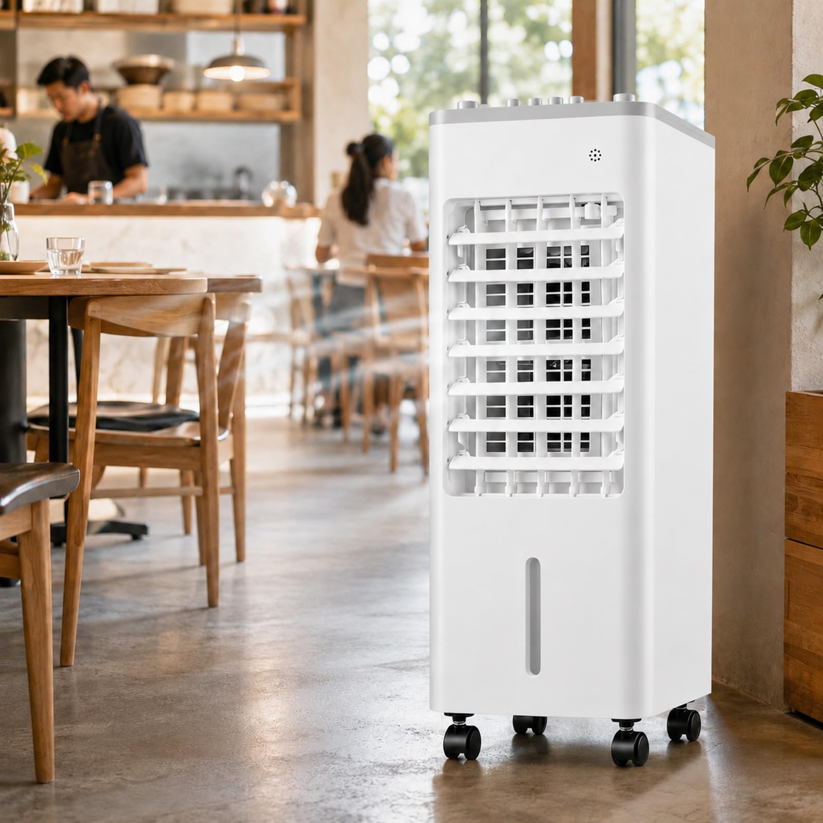Portable Evaporative Air Cooler, Movable Swamp Cooler