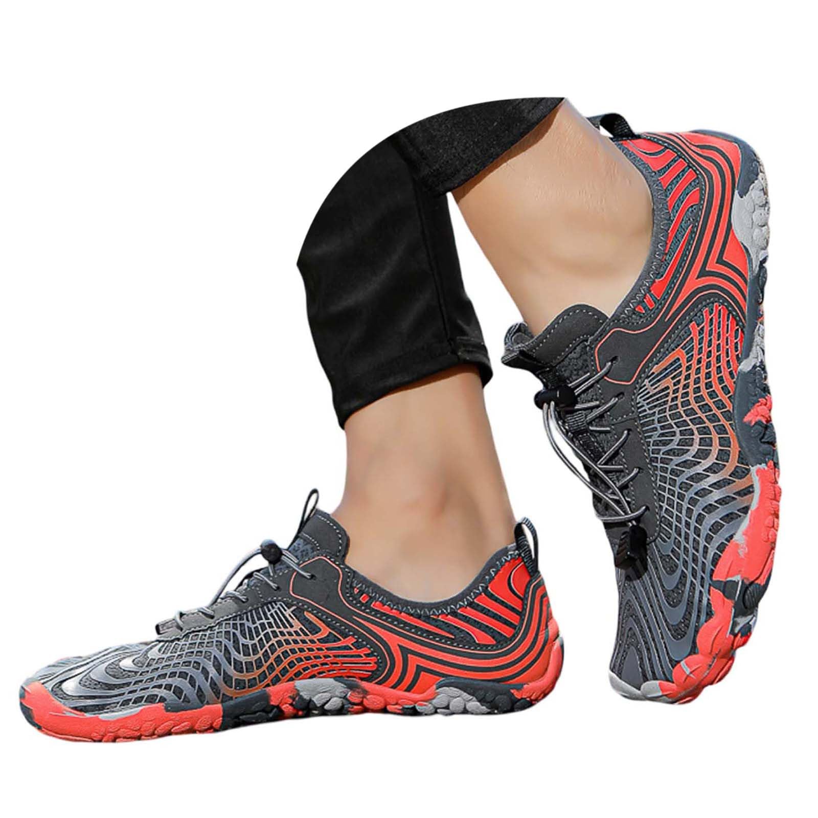 Scarpe Scoglio Uomo Scarpette da Scoglio Donna Spiaggia Barca Mare Lago Scarpine per Entrare in Acqua Trasparenti Ciabatte Fiume di Gomma Il Pelle Acquatiche Sassi 46 Shoes Plastica Trekking