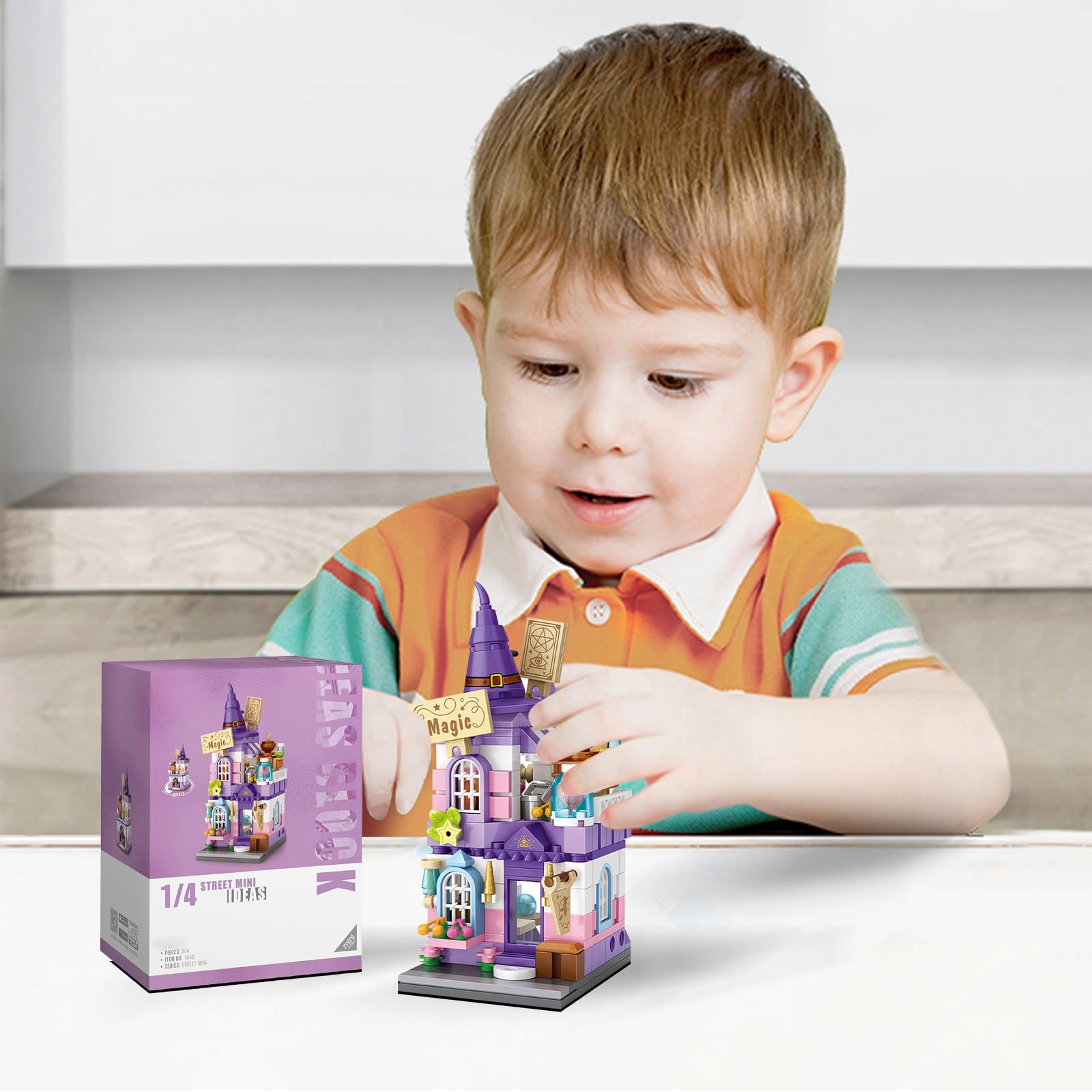 MEIEST Mini City Shop Street View Building Blocks Model Set