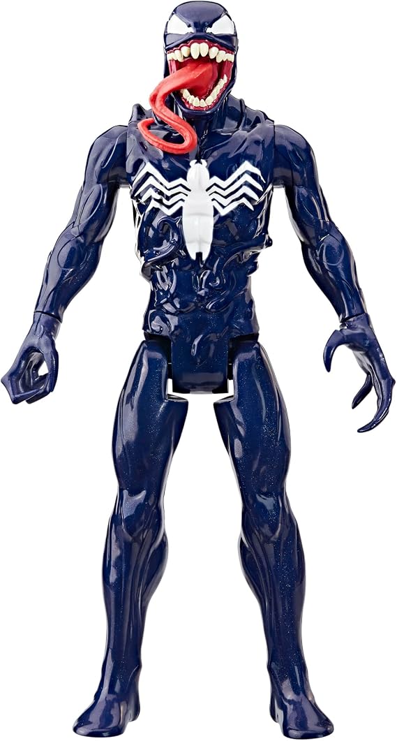 Marvel Spider-Man VenomVersus Titan Hero Series Venom Action Figure, Black & White