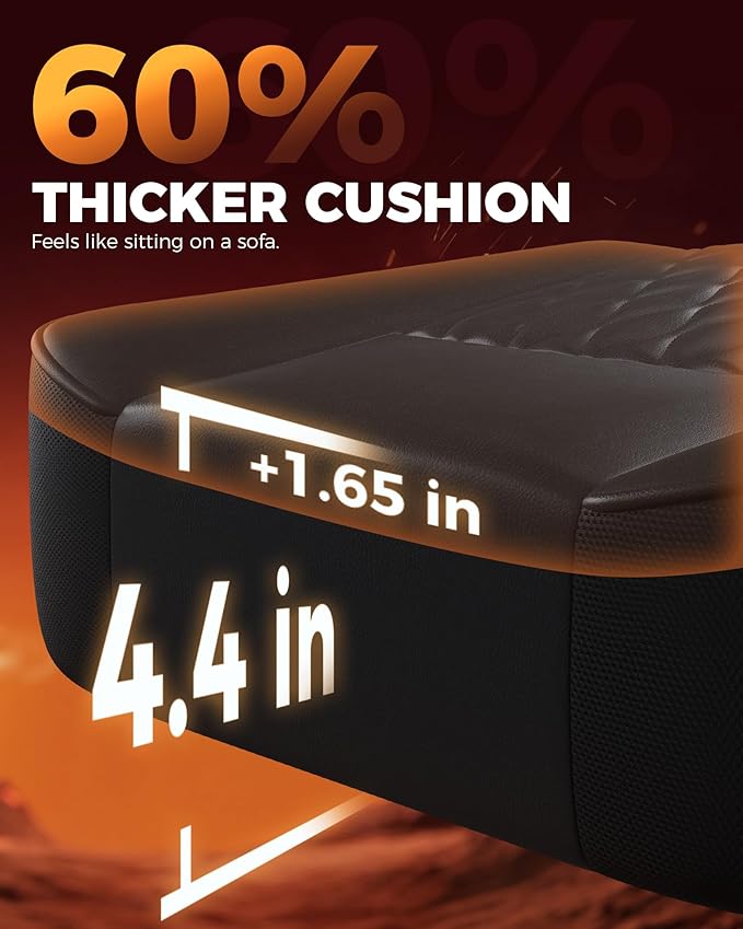 Silla Gamer Ergonómica con Reposapiés y Respaldo Alto Color miniatura 4