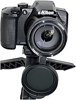 Vista 3 de A&R - Tapa de lente frontal compatible con cámara digital Nikon Coolpix B600 con paño de limpieza para lentes