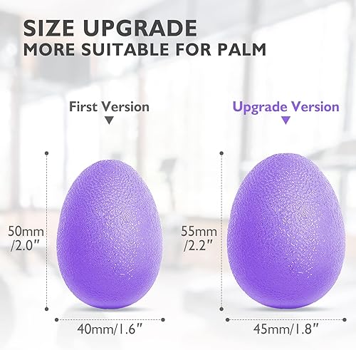 Miniatura 9 de Peradix Entrenador de fuerza de agarre de mano bola de alivio del estrés para adultos y niños terapia de rehabilitación de muñeca equipo de agarre