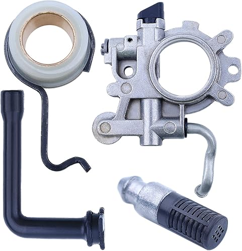 Miniatura 4 de Kit de línea de engranaje helicoidal del engrasador de la bomba de aceite para Stihl 044 MS440 MS 440 11286403205