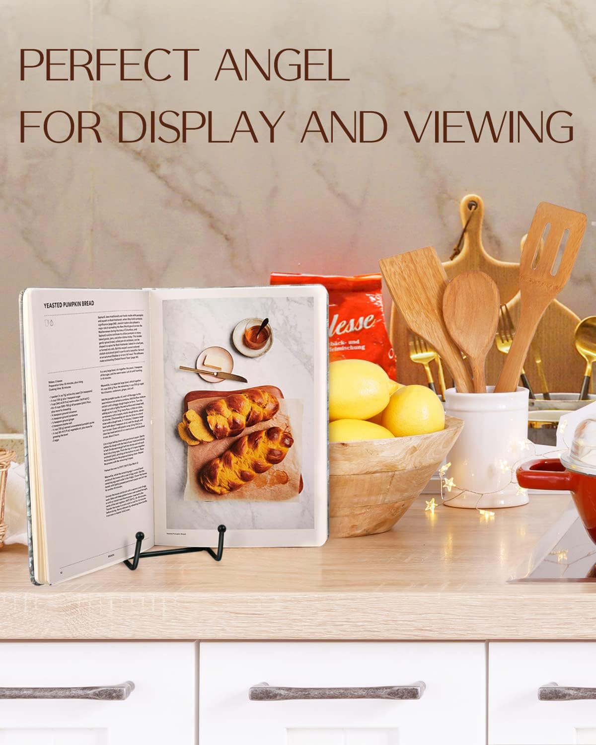 Lzerking 10 Packs Display Stands for Plate, 6 Inches Black Plate Stands for Display, Metal Plate Holder Picture Stand for Picture, Decorative Plate, Book, Photo - Image 3