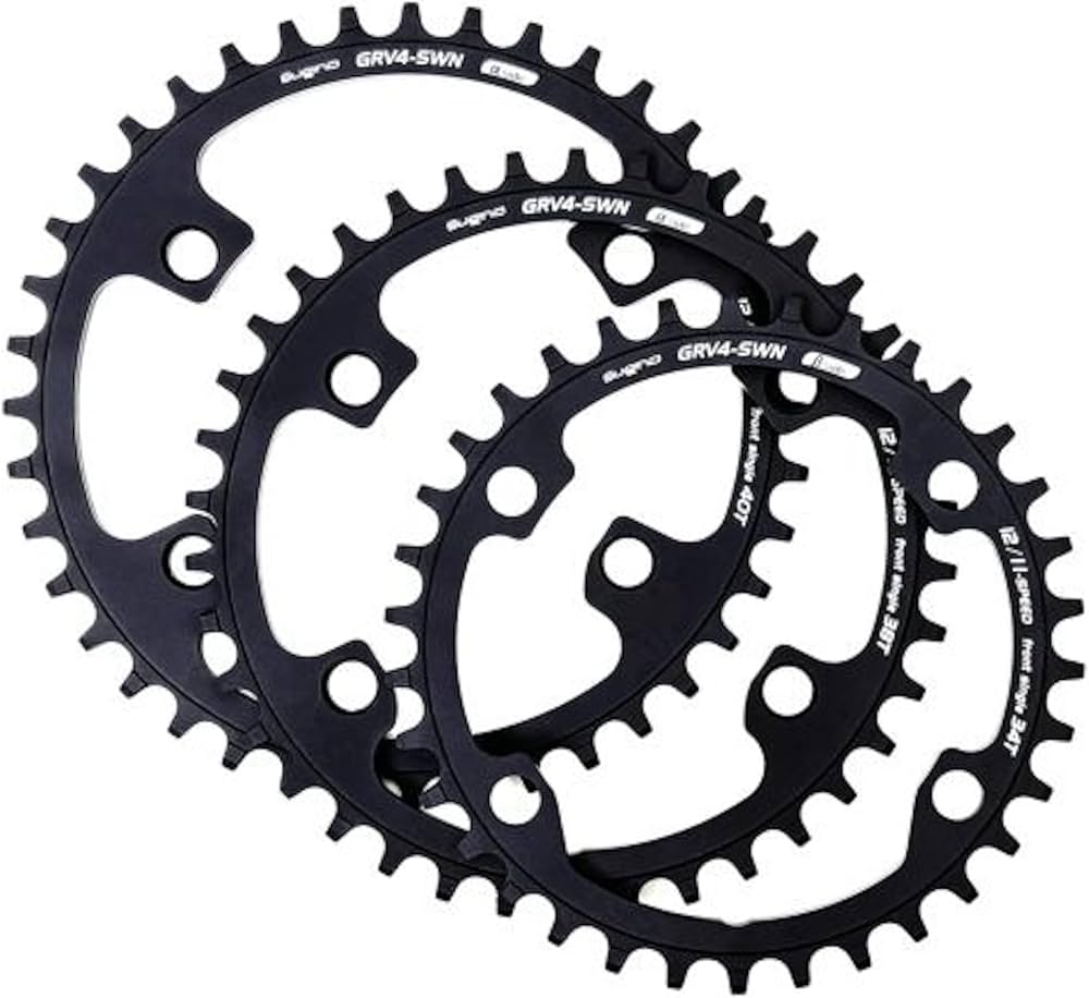 Amazon | スギノ(Sugino) GRV4-SWN 34T 3/32 BLACK for Shimano 4