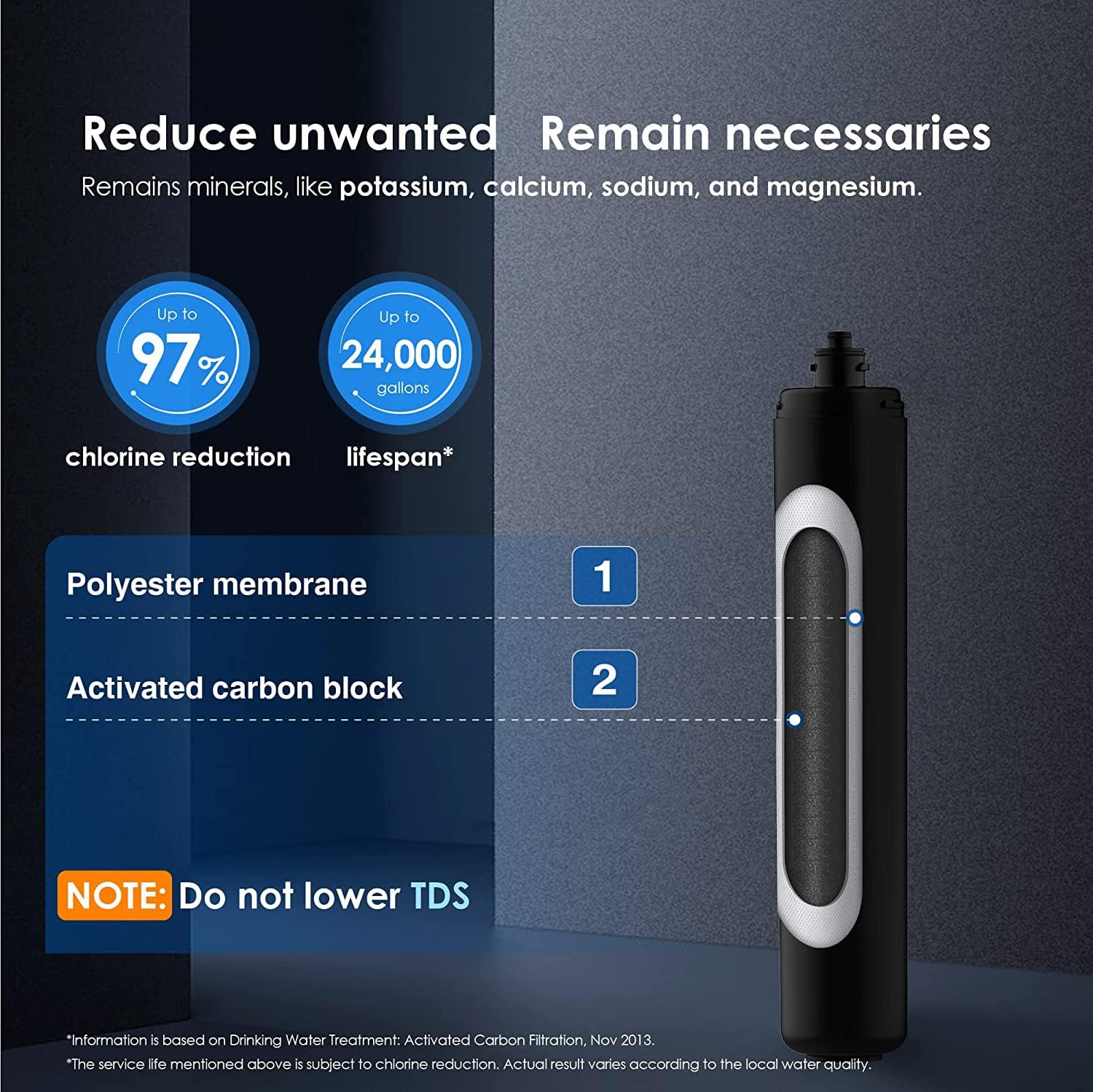 【𝟔 𝐘𝐞𝐚𝐫𝐬】 Waterdrop 17UA 𝟑 𝐘𝐞𝐚𝐫𝐬 Under Sink Water Filter & RF17 𝟑 𝐘𝐞𝐚𝐫𝐬 Replacement Cartridge for Under Sink Water Filtration System