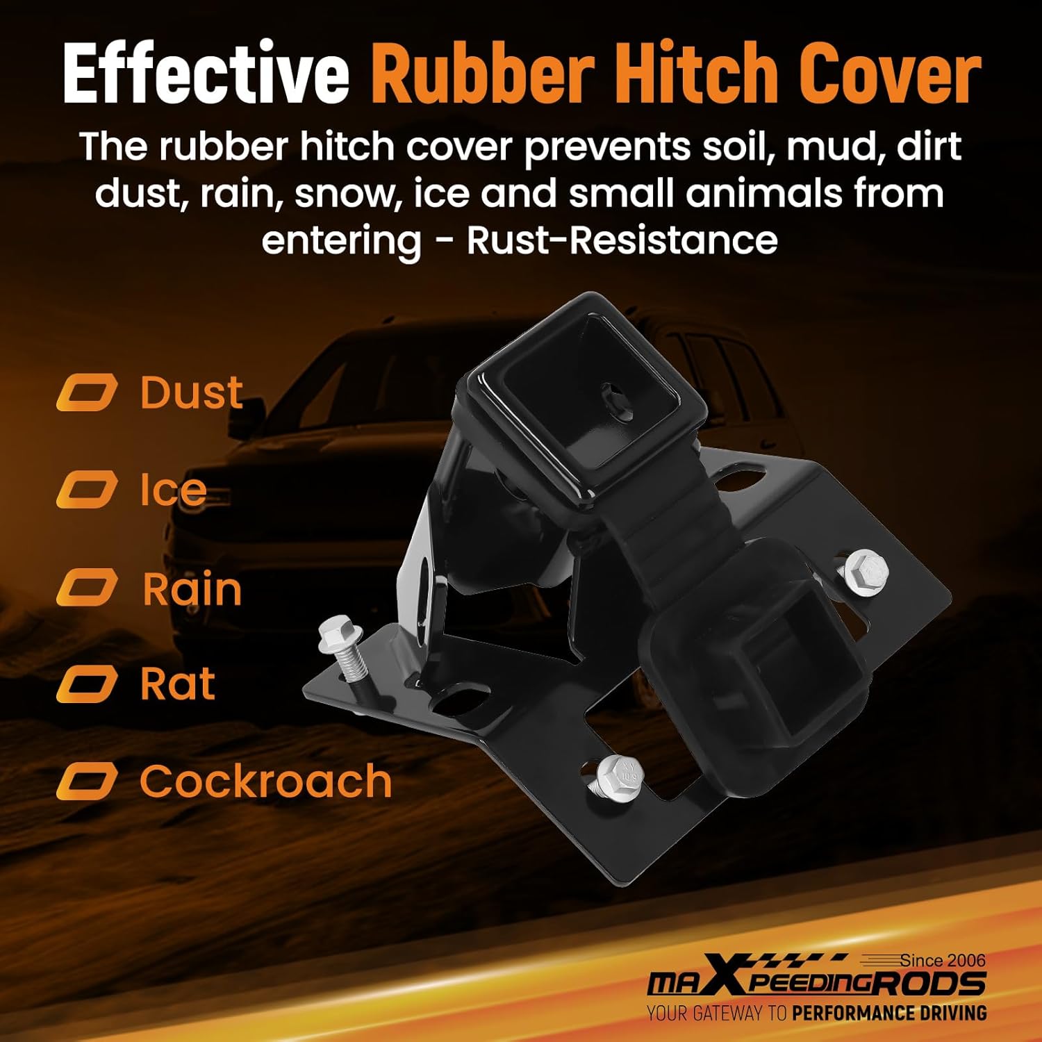 maXpeedingrods Class 3 Trailer Hitch, 2 Inch Receiver, Tow Hitch Receiver for Can-Am Defender UTV Models, for Defender HD5 /HD8 2017-2021, HD7 / HD9 22-24, HD10 16-24