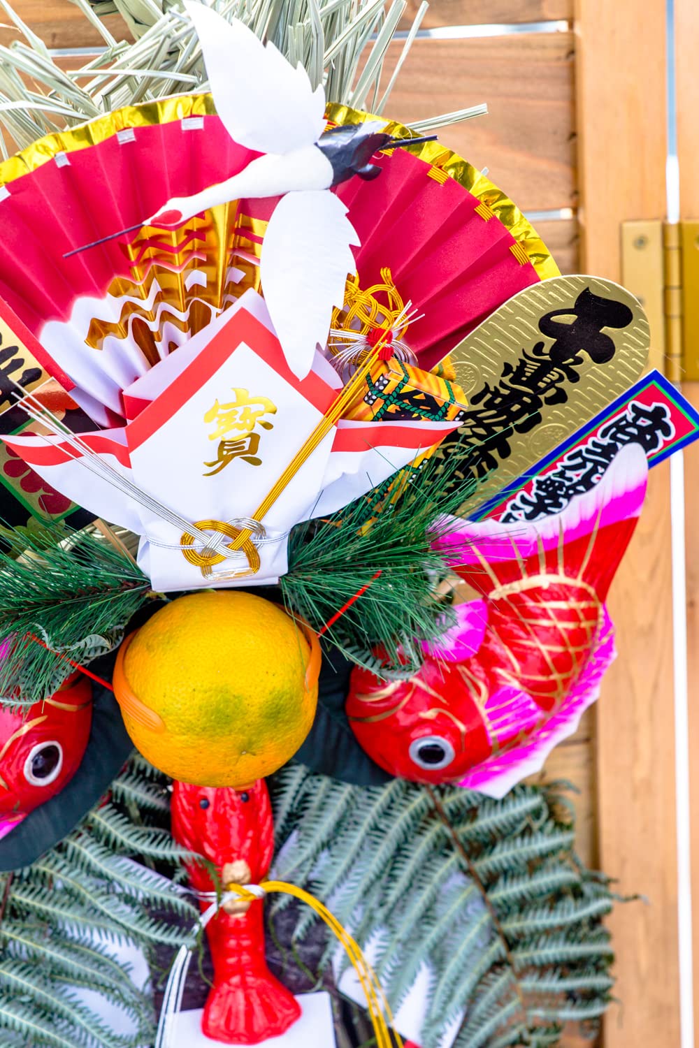 Amazon | 正月飾り 玄関飾り 正月 リース お正月 しめ縄 御幣付き 大根