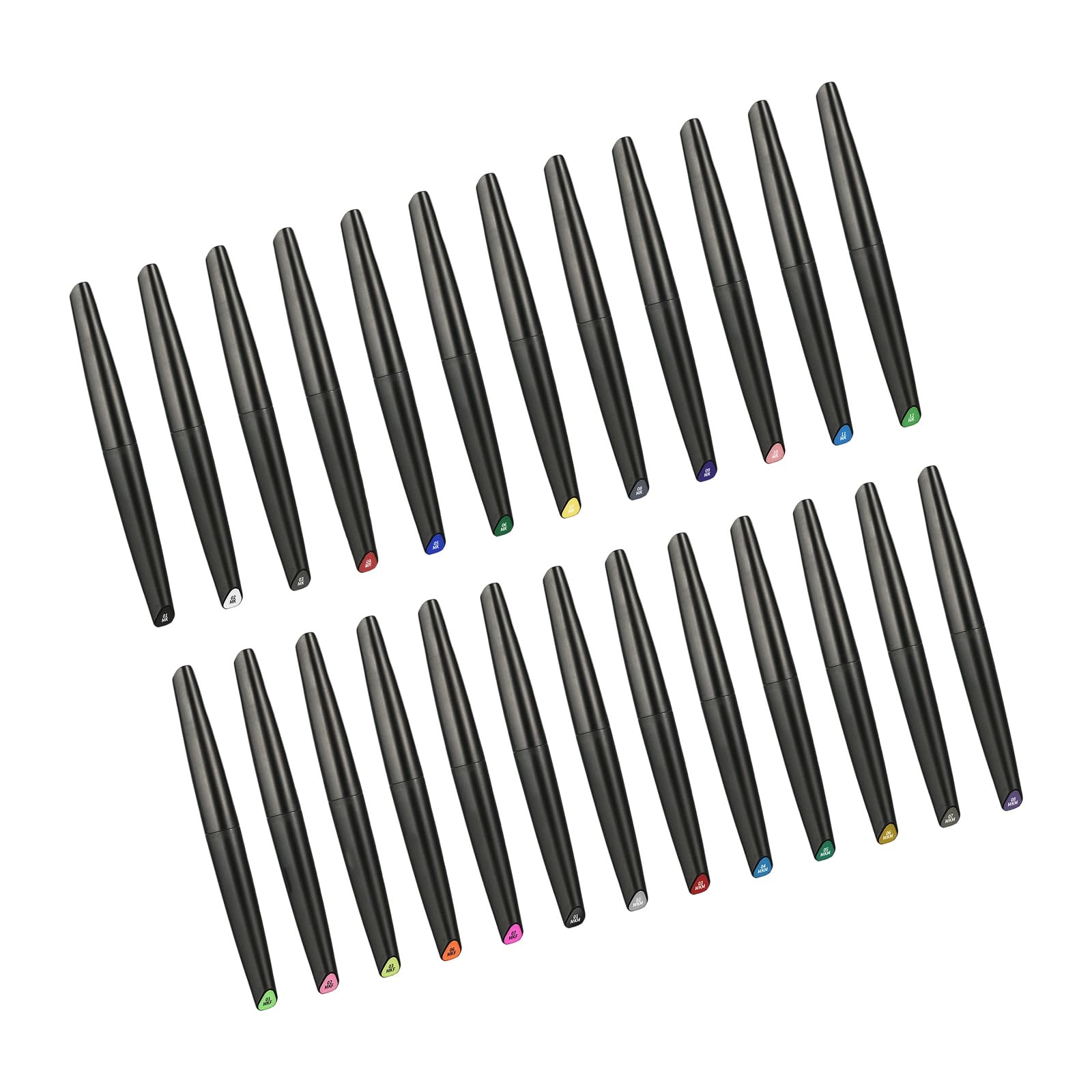Set di 26 pennarelli per modellismo, inclusi gomme da cancellare, penne, matite per pittura in miniatura, artigianato e costruzione di pennarelli ABS