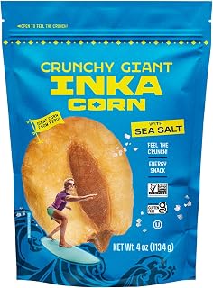 Inka Corn Nuts, Gluten Free Roasted Giant Corn, Original Flavor, 4 Ounce (Pack of 1)