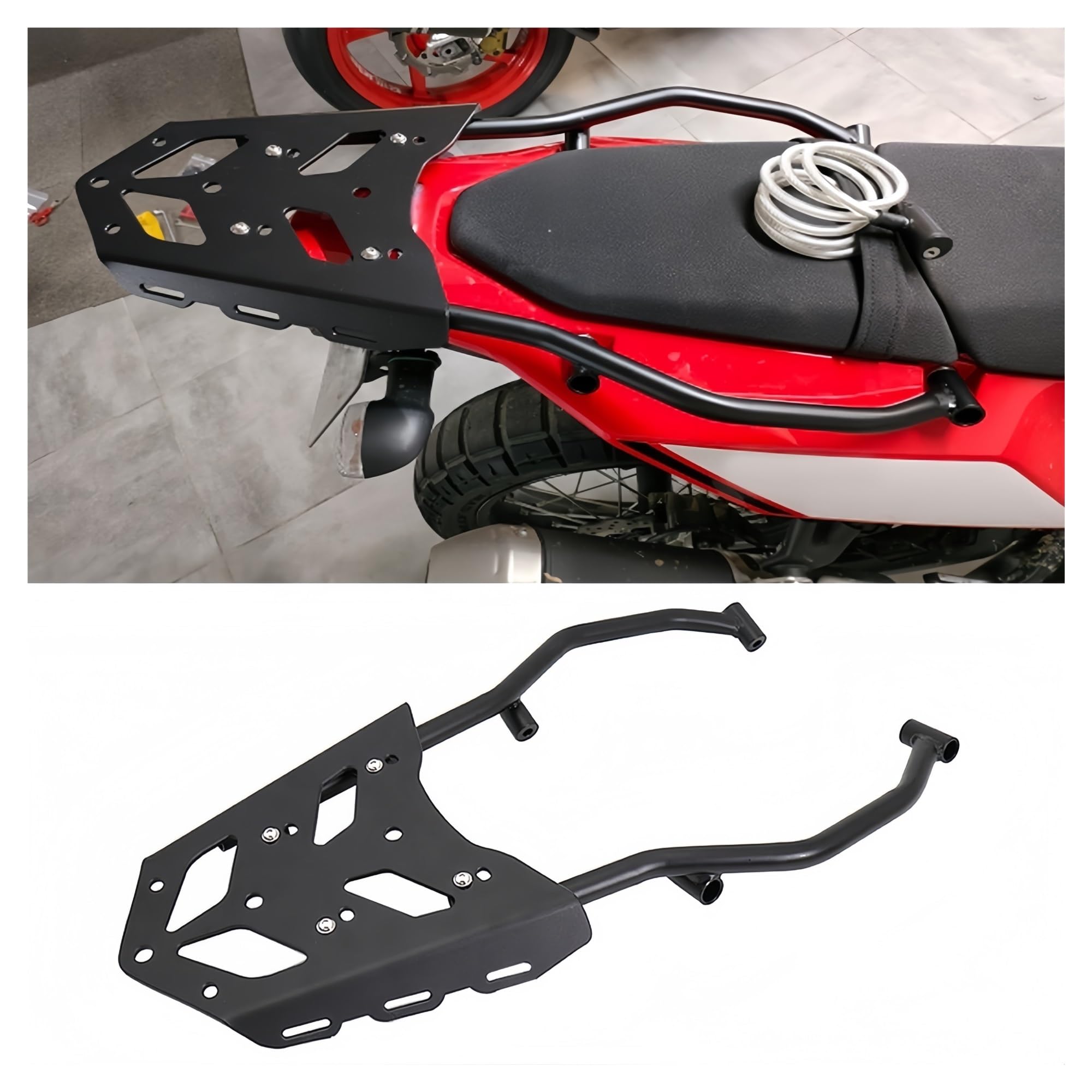 Porte-Bagages arrière de Moto pour Porte-Bagages arrière pour Yamaha pour Tenere 700 T7, Top Case pour, 2019-2020