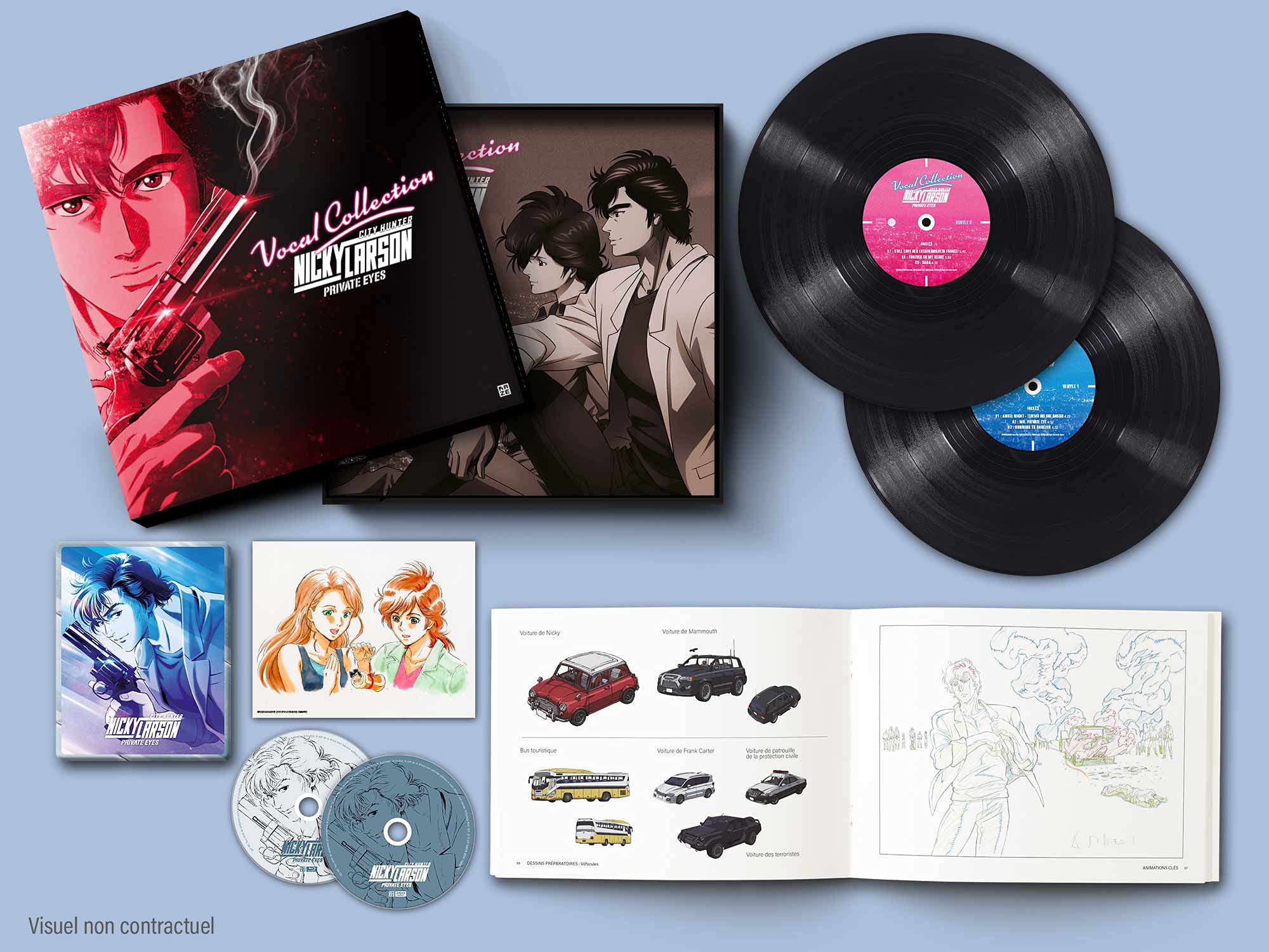 NICKY LARSON "PRIVATE EYES" - LE FILM - COLLECTOR BRD+DVD+2 VINYLES+LIVRET [Édition Collector - SteelBook® Blu-ray] [HD DVD]