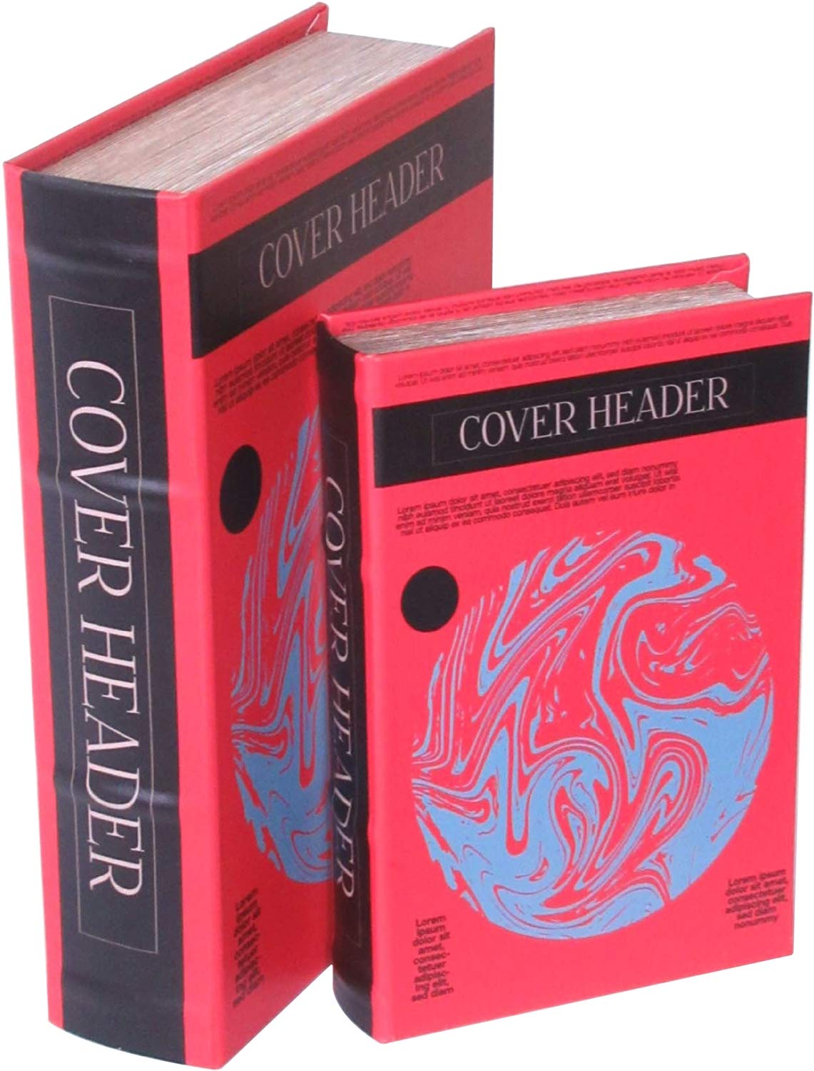 Amazon｜東洋石創 デザイン小物 BOOK BOX 2個セット K 21×7×30.5cm