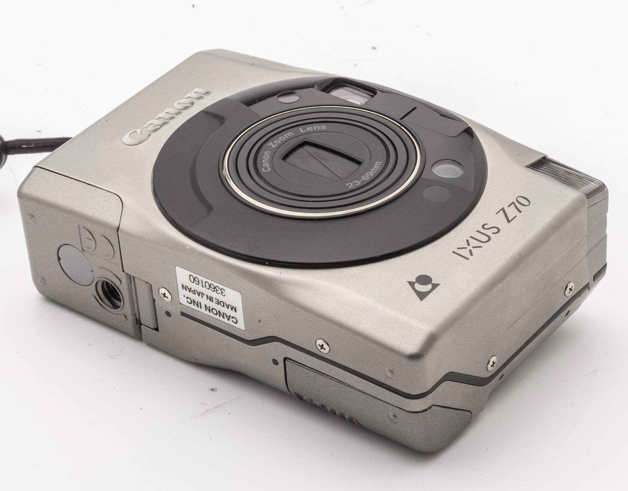 Appareil Photo CANON IXUS Z70 (format APS) - Vendu Pour Pièces/ne Fonctionne Pas - Argenté