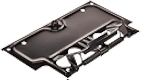 Omix-Ada | 11233.01 | License Plate Bracket, Black | OE Reference: 55007403 | Fits 1978-1995 Jeep Wrangler YJ