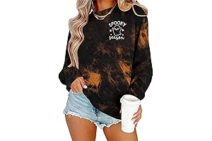 Spooky Season Ghost Sweatshirt for Women: Halloween Witchy Wear