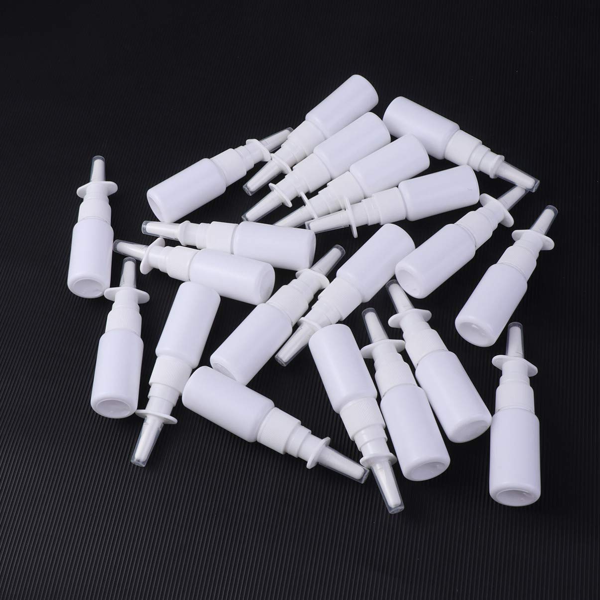 20 Stück Sprühflaschen 10 Ml – Nachfüllbare Nasenspray Flaschen Für Reise & Haushalt – Weiß