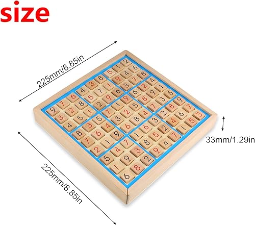 Miniatura 2 de Larcele Rompecabezas de números de madera Sudoku Juegos de mesa SD-02
