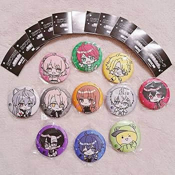 新品　カラフルピーチ　直筆イラスト　缶バッジ　1BOX 全11種セット　全員集合 カラフルピーチ 直筆イラスト缶バッジ 1BOX(全11種セット) 全員