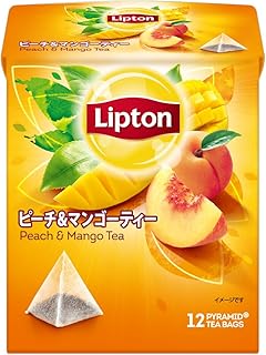 リプトン ピーチ&マンゴーティー ティーバッグ 12袋×6箱