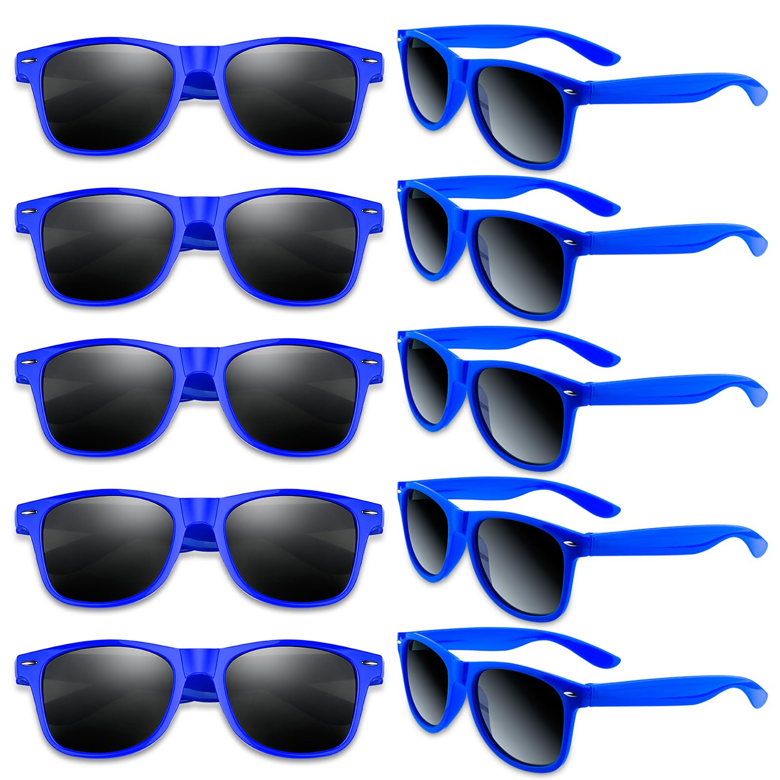 BOUBONI Colorful Party Sunglasses Bulk 20 Packs for Wedding Beach Summer Pool Party Supplies Goodie Bags Stuffers