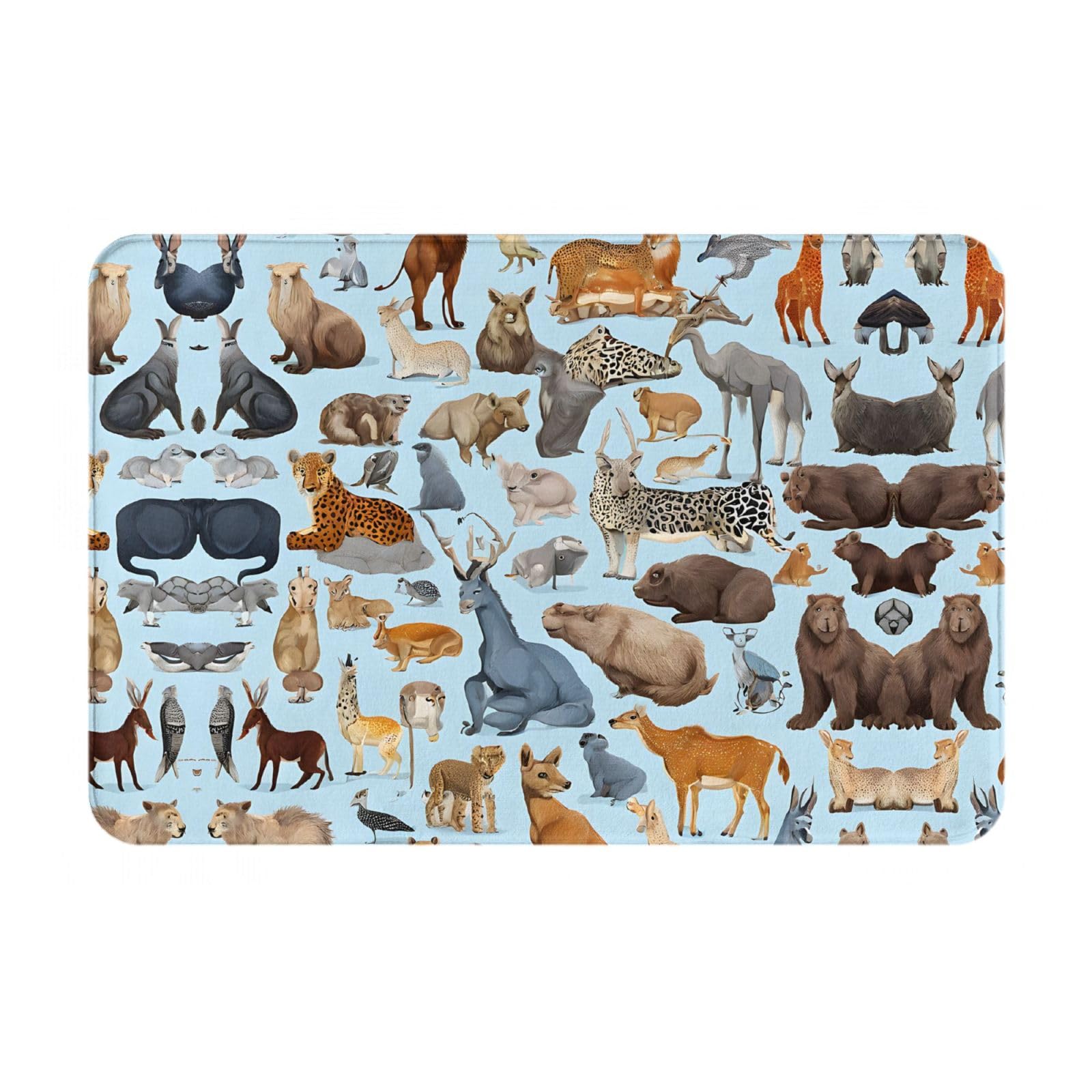 KDUBNJDS (Farm Animal) Door Mat 23.6x15.7inch Welcome Mat,Front Door Mat,Outdoor Mats,Indoor Door Mat,Entryway Rugs Indoor,Floor Mats,Patio Rug,Bar Mat