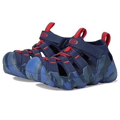 KEEN Kids Hyperport H2 (Toddler/Little Kid/Big Kid) Kids Shoes Naval Academy/Red Carpet