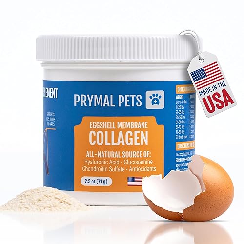 Eggshell Membrane Collagen for Dogs - Non-Gelatin and Non-Bone Marrow