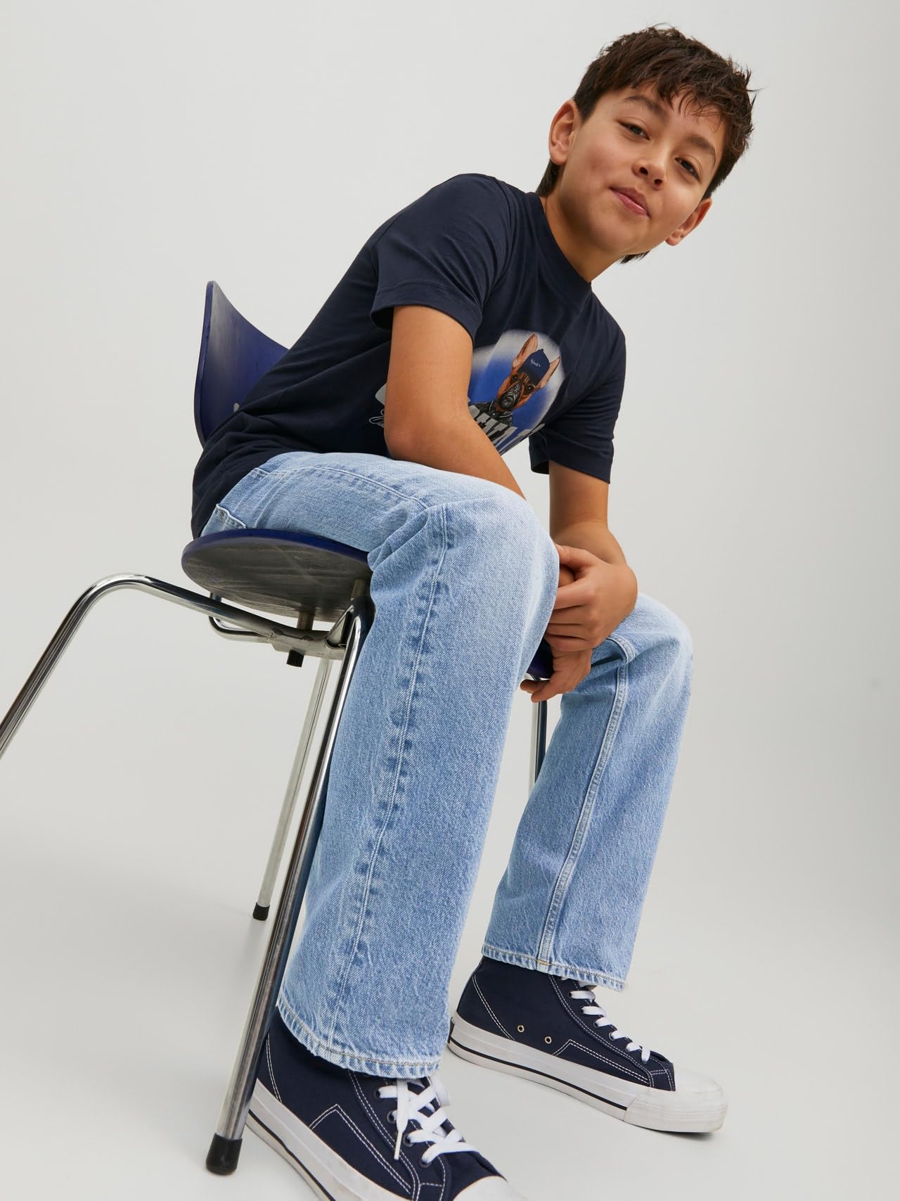 JACK & JONES Junior Relaxed Fit Jeans JJICHRIS Jjoriginal AKM 920 Noos Jnr Relaxed Fit Jeans Junior