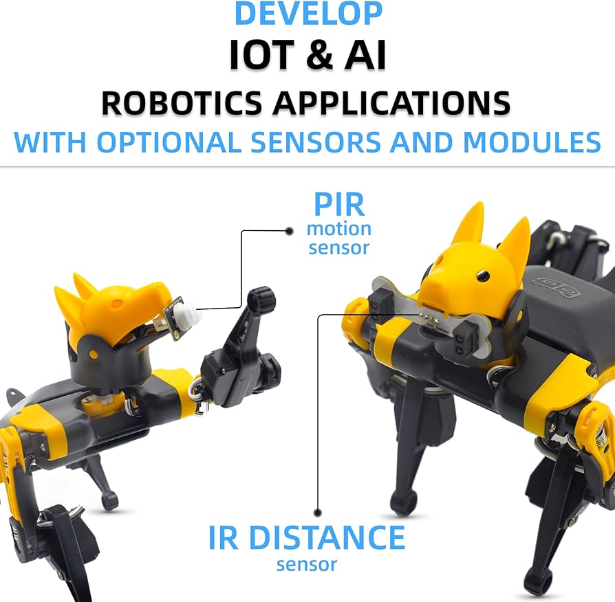 【未使用】Petoi Bittle Robot Dog STEM Kit Amazon.com: Petoi Robot Dog Bittle X (Construction