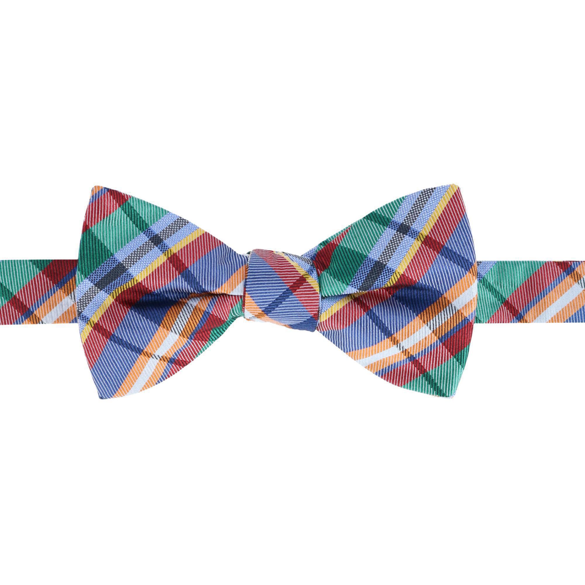 Trafalgar Papillon da uomo in seta Sherwood Plaid
