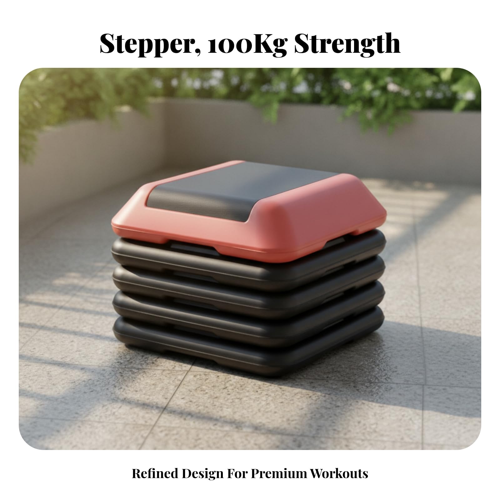 Step da Aerobica Compatto Struttura Robusta a Strati, Resistente, Piattaforma Fitness, per Casa