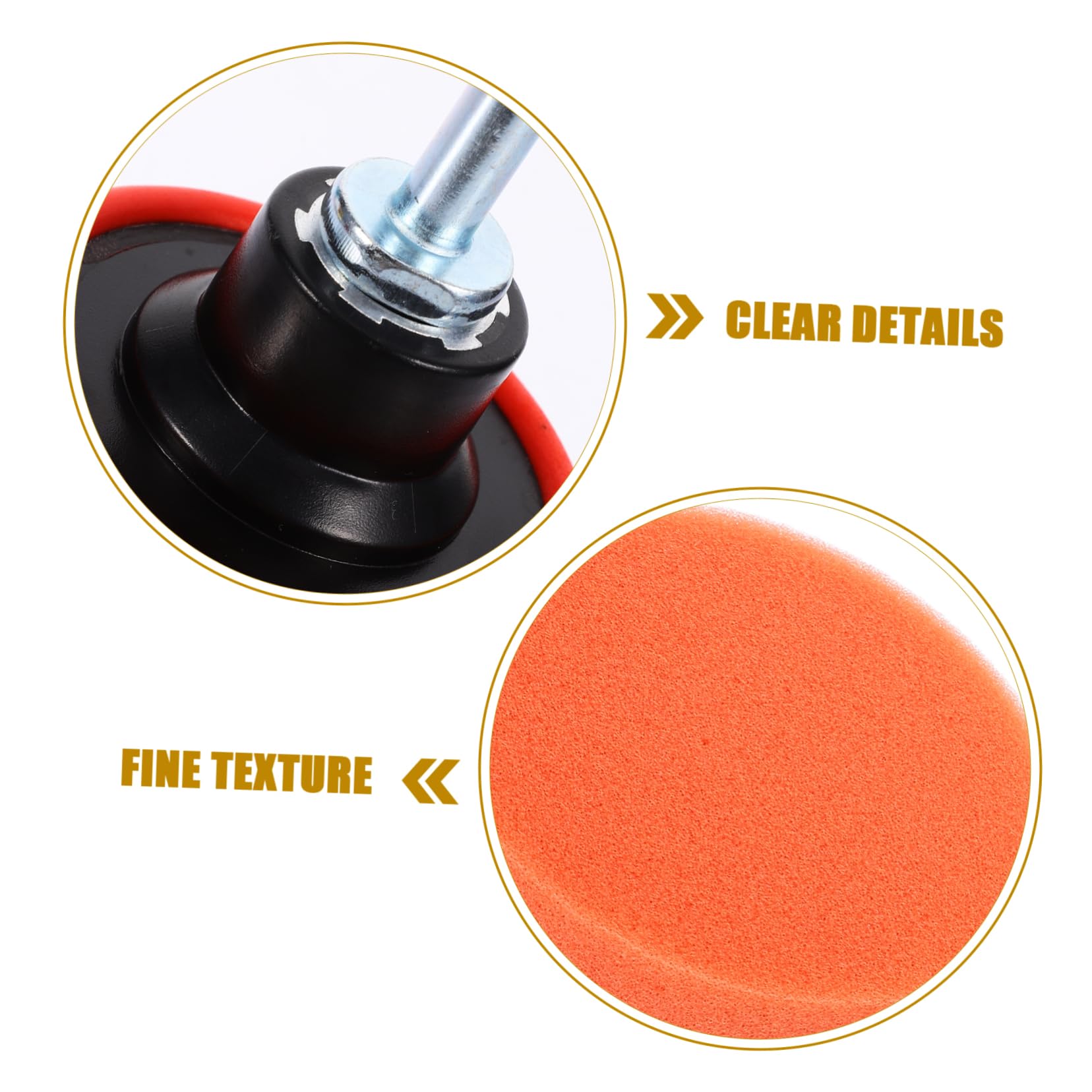 MAGICLULU Tampone Per Auto in Spugna Kit Di Ruote Lucidanti Per Trapano Accessorio Per e Ceratura Design Autoadesivo Per Applicazione Uniforme