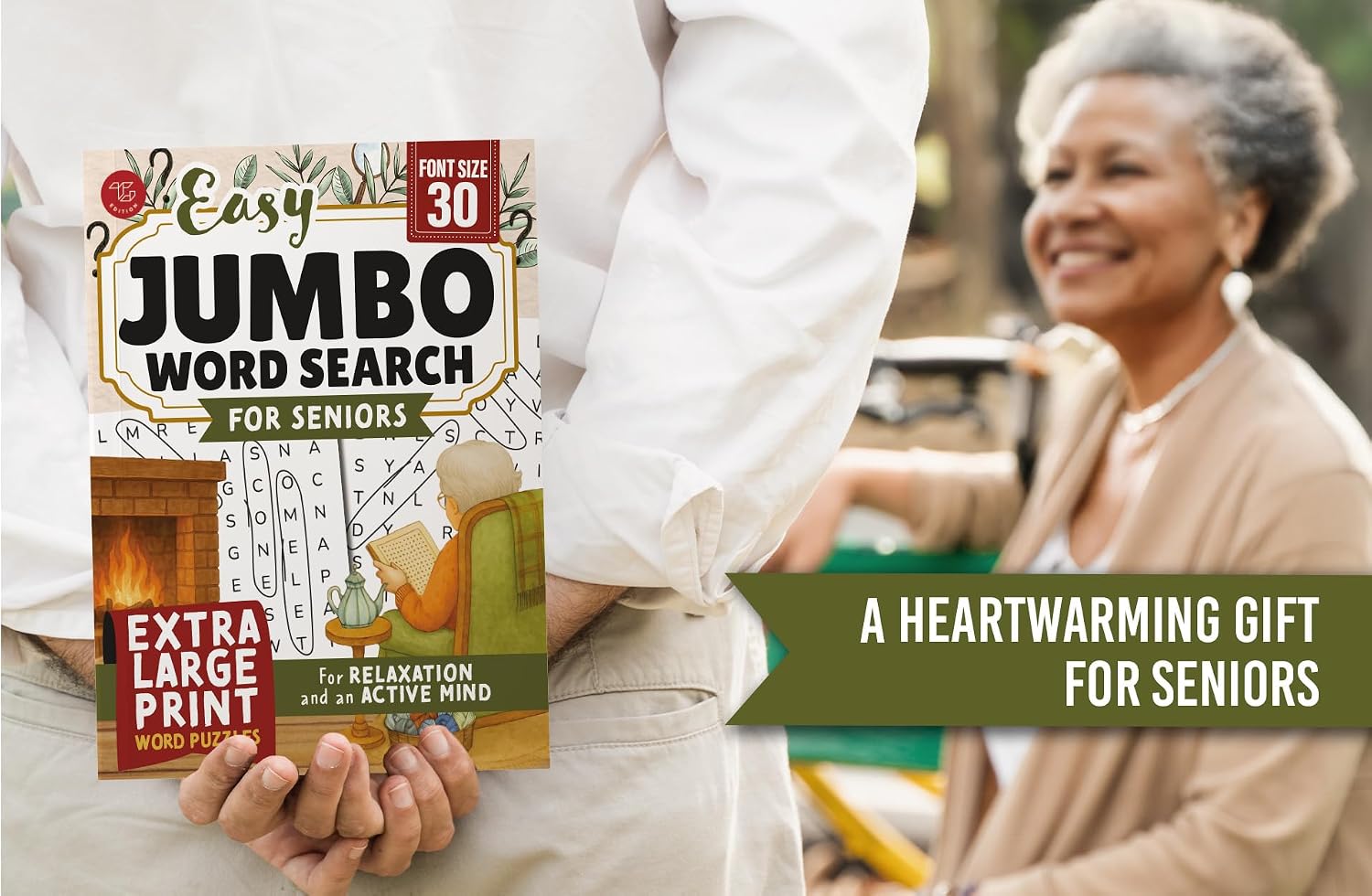 Easy Jumbo Word Search for Seniors: Extra Large Print Word Puzzles for Relaxation and an Active Mind (Word Find Books For Adults)