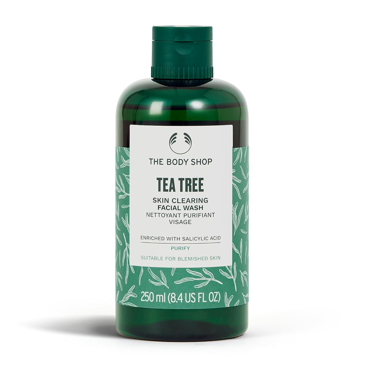 The Body Shop Tea Tree Skin Clearing Facial Wash – Purifying Vegan Face Wash For Oily, Blemished Skin – 8.4 oz