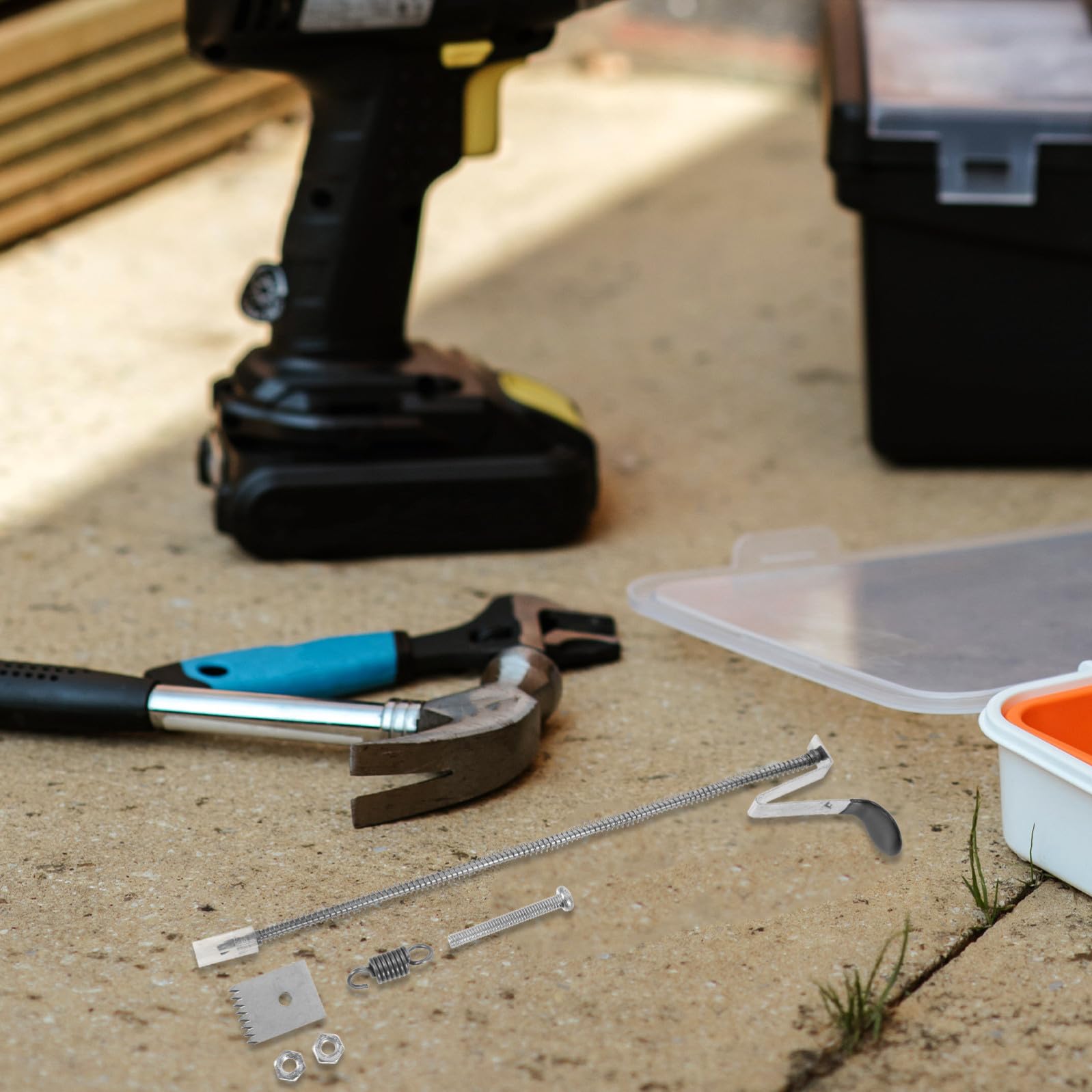Ricambi Macchina Legatrice Piante Lame e Molle in Acciaio Inox, Set da 10 Pezzi per Legatura Rami in Giardino e Coltivazione