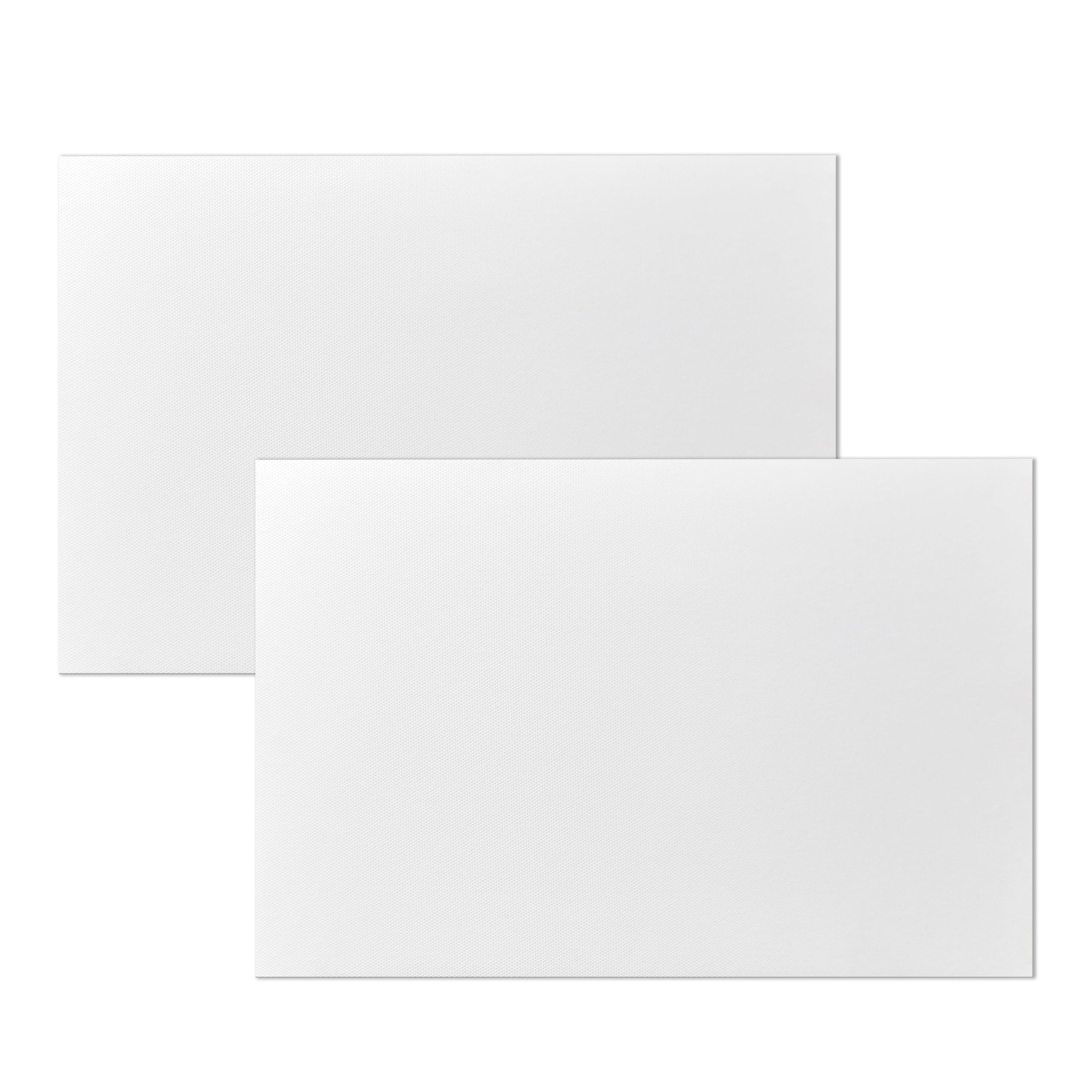 LUMASOUL Leinwand - Leinwand zum Bemalen auf Keilrahmen - Leere, Weiße Leinwände - Ideal für Acryl- und Ölmalerei sowie für Skizzen und Zeichnungen