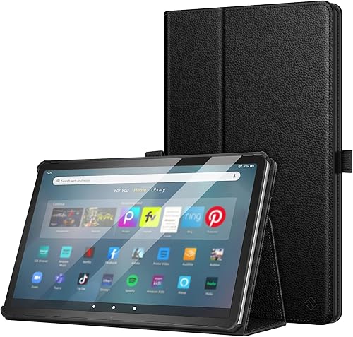 Fintie Funda tipo folio para Tienda Fire Max 11 (13 generación, versión 2023)  Funda plegable de piel vegana de primera calidad con soporte plegable