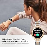 2026 Luxury Smart Watch for Women, 1.19" AMOLED Display, DA GPT Smartwatch, Heart Rate, Blood Oxygen Pressure, Sleep Monitor, 107 Sports Modes Fitness Tracker, Compatible with iOS & Android