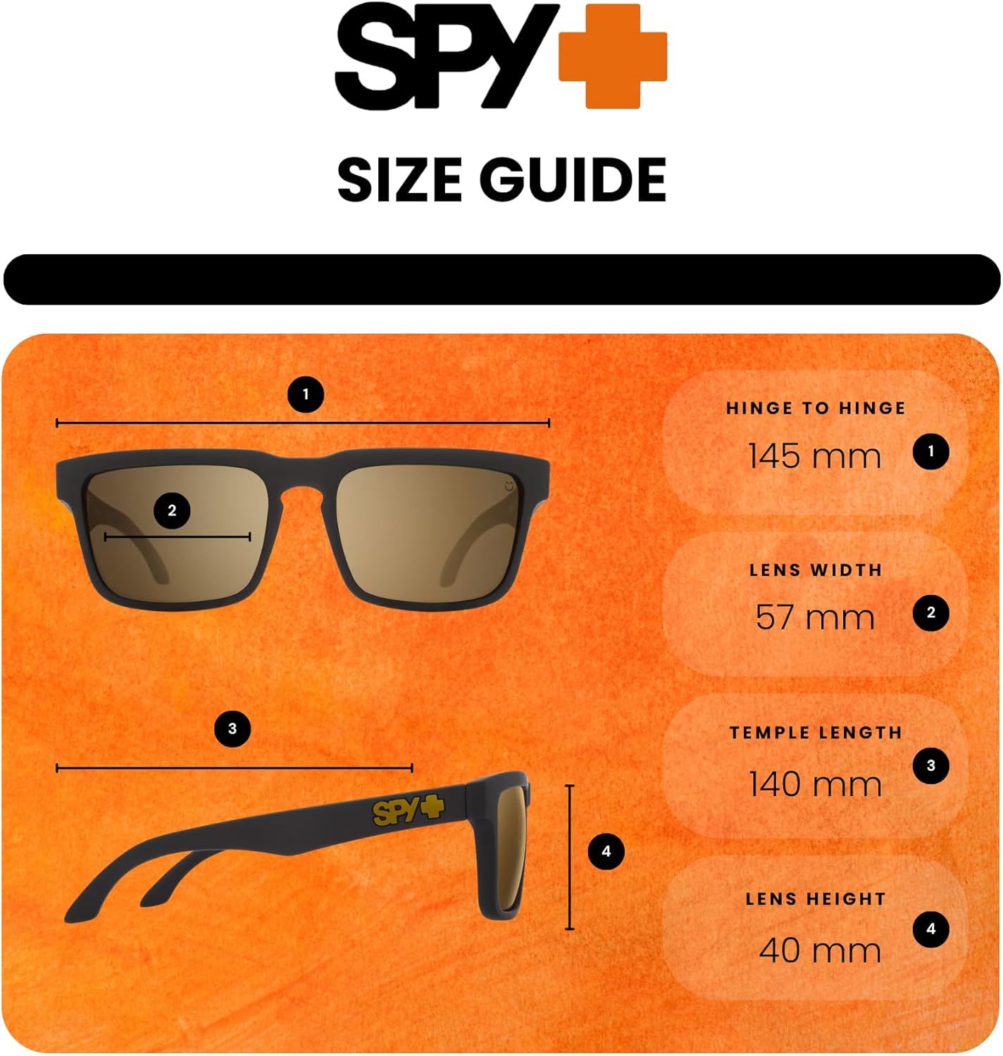 Spy Helm Square Sunglasses for Men for Women +BUNDLE with ACCESSORY EYEWEAR KIT - Image 4