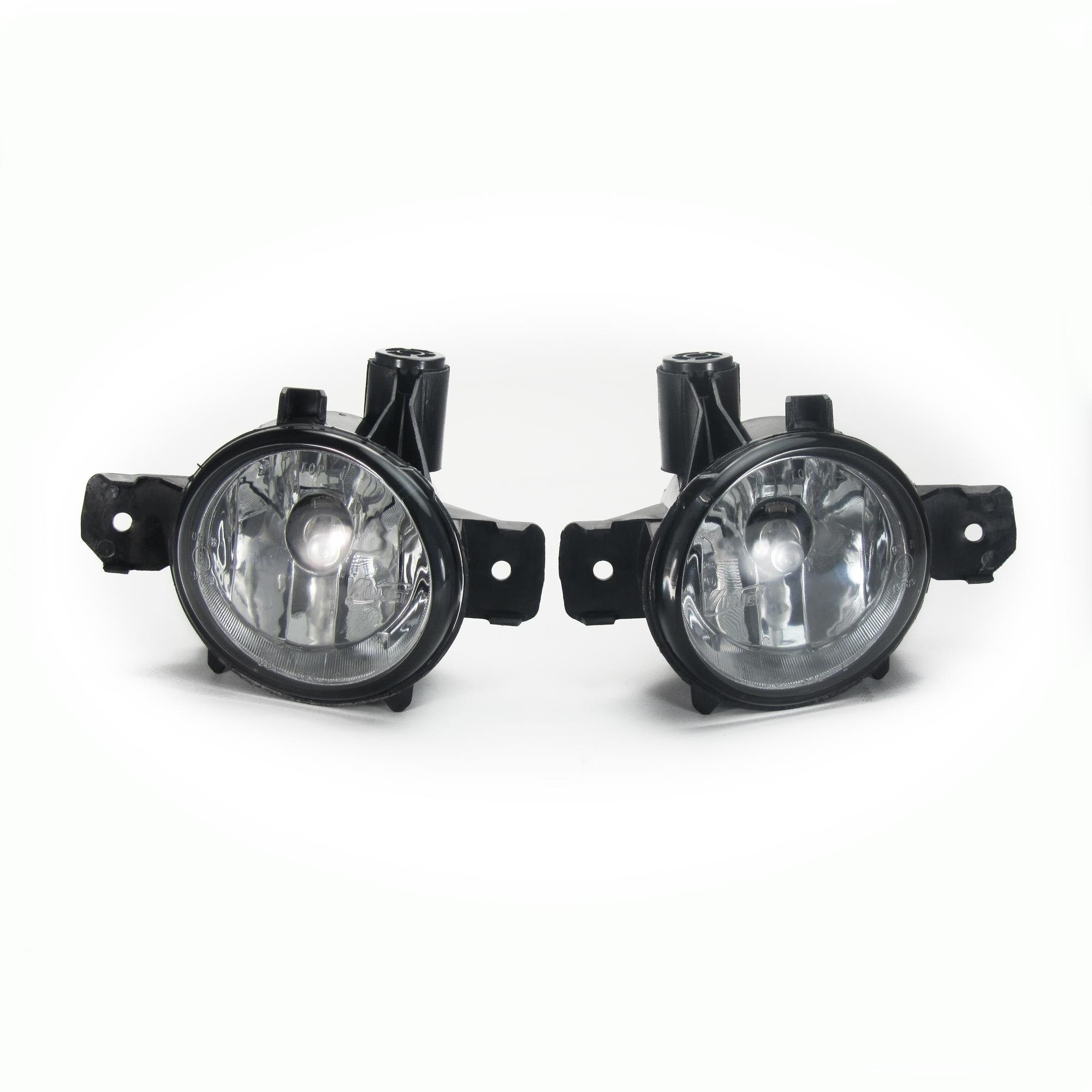 2 x reflektor przeciwmgielny przezroczyste szkło chrom + żarówki H11 (specyficzne dla pojazdu)